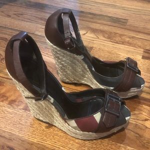 Burberry wedges
